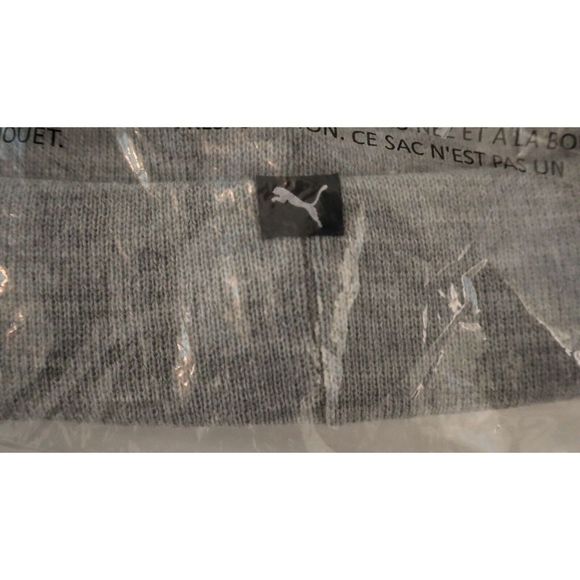 Puma PV5-0336MC-030 Men's One Size Gray Vermont Marled Cuffed Beanie - Picture 4 of 6